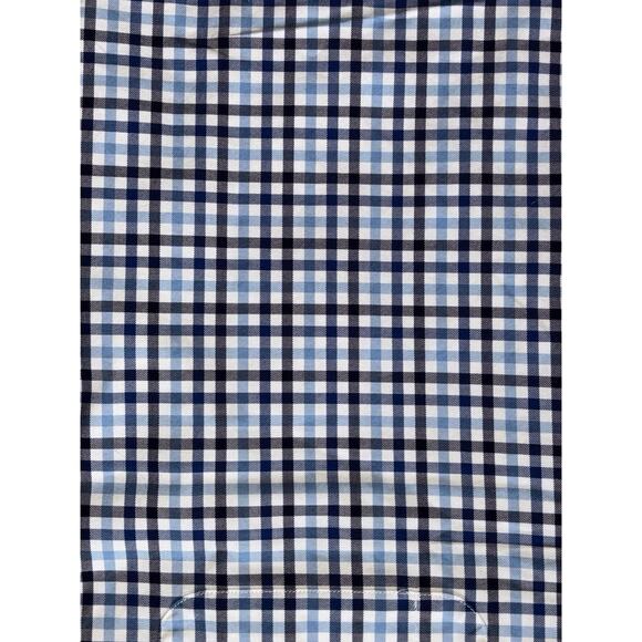 Duluth Trading Co Men's Button Down Shirt 2XL Tall Blue Plaid WrinkleFighter EUC - Picture 3 of 8